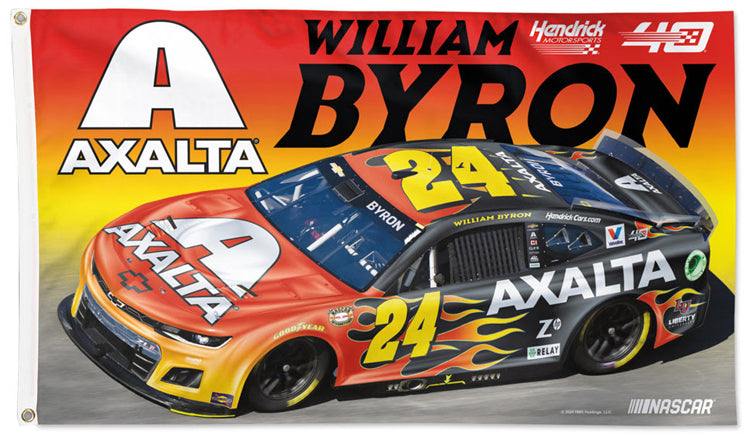 William Byron NASCAR Axalta #24 Chevrolet Camaro (2024) Huge 3' x 5' B ...