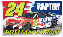 William Byron NASCAR #24 RAPTOR Chevrolet Camaro (2026) 3'x5' Flag - Wincraft
