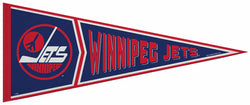 Winnipeg Jets 1970s-WHA-Style Official NHL Retro Collection Felt Pennant - Rico Inc.