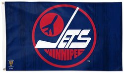 Winnipeg Jets Official NHL Vintage Collection 1979-Style Deluxe 3'x5' Flag - Wincraft Inc.