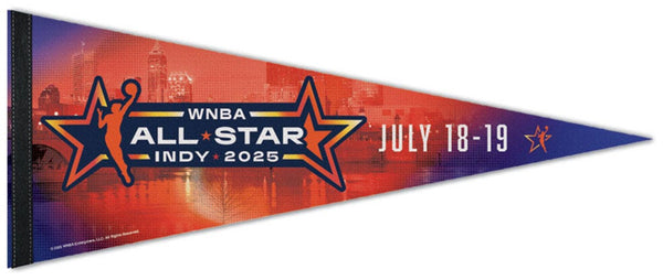 WNBA Women's Basketball 2025 All-Star Game Indianapolis Premium Felt Pennant - Wincraft