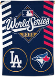 World Series 2025 Toronto Blue Jays vs. Los Angeles Dodgers Premium 28x40 Wall Banner - Wincraft