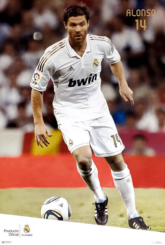 Xabi Alonso "Matchday" 2011/12 Real Madrid Football Soccer Action Poster - G.E. (Spain)