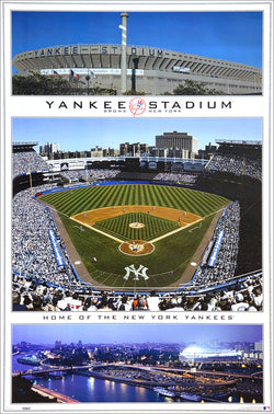 New York Yankees Old Yankee Stadium Tribute Commemorative Wall Poster - Costacos 2005
