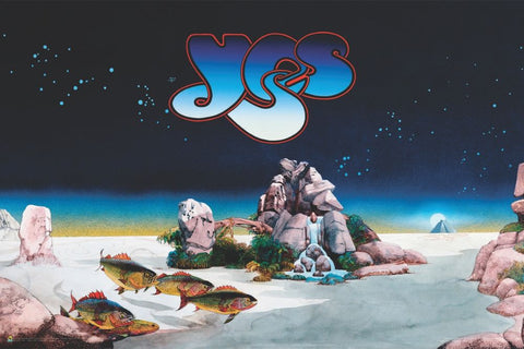 YES Tales from Topographic Oceans (1973) Classic Album Cover Poster (Roger Dean Art)