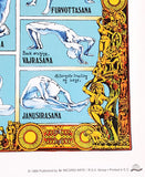 Yoga Classic 27x39 Wall Chart Poster (Paths, Chakras, Positions) - Ricordi Arte c.1989