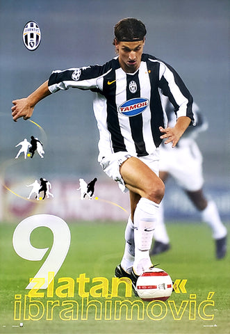 Zlatan Ibrahimovic "SuperAction" Juventus FC Poster - MondialMix 2005