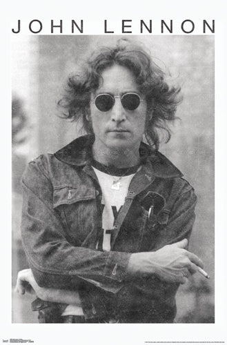 Portrait Black-and-White - Poster Warehouse Classic Sports John Lennon – York \