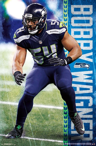 Bobby Wagner 'On the Prowl' Seattle Seahawks Linebacker Official NFL P –  Sports Poster Warehouse
