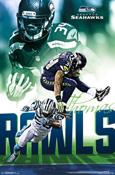 Thomas Rawls "Touchdown" Seattle Seahawks Running Back Official NFL Poster - Trends Int'l.