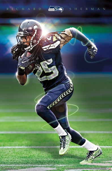 Richard Sherman "Prototype" Seattle Seahawks Cornerback Official NFL Poster - Trends Int'l.