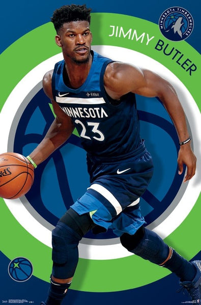 Jimmy Butler "Wolf Attack" Minnesota Timberwolves Official NBA Basketball Poster - Trends International