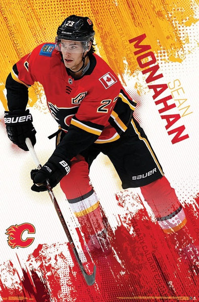 Sean Monahan "Superstar" Calgary Flames NHL Action Poster - Trends International 2018