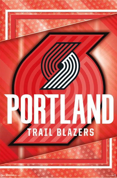 Portland Trail Blazers NBA Basketball Official Team Logo Poster - Trends International 2017