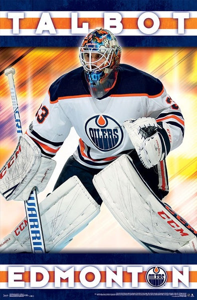 Cam Talbot "Stopper" Edmonton Oilers NHL Hockey Goalie Poster - Trends International 2018