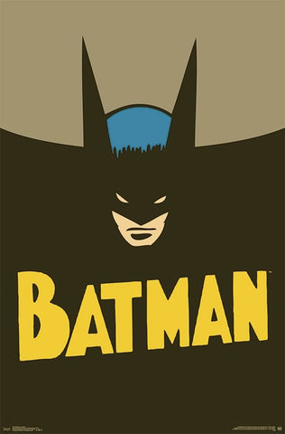 Batman Vintage 1940s Style Comic Book Character Wall Poster - Trends International