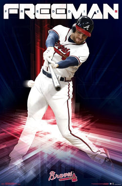 Freddie Freeman "Masher" Atlanta Braves MLB Baseball Poster - Trends International