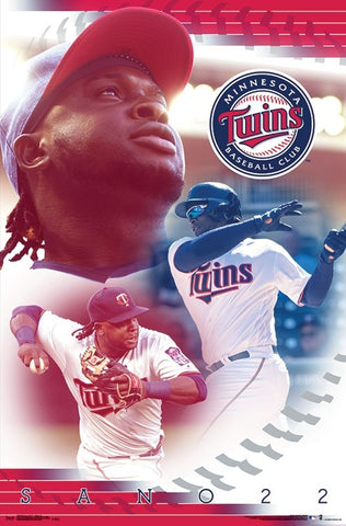 Miguel Sano "Superstar" Minnesota Twins Official MLB Baseball Poster - Trends 2018
