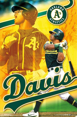 Khris Davis "Golden Bomber" Oakland A's Official MLB Baseball Poster - Trends 2018