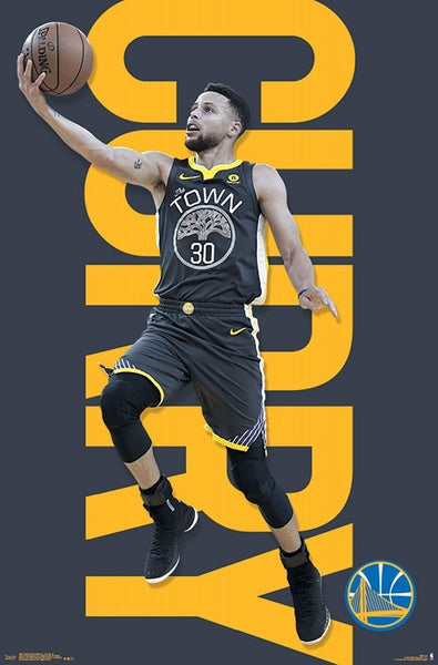 Stephen Curry "Drive" Golden State Warriors NBA Action Poster - Trends Int'l