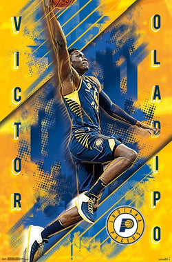 Victor Oladipo "Pacers Sensation" Indiana Pacers NBA Basketball Action Poster - Trends 2018