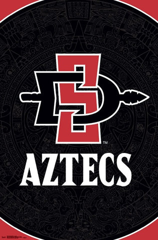 San Diego State University Aztecs Official NCAA Team Logo Poster - Trends International