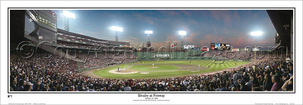 Fenway Park "Rivalry at Fenway" (Boston Red Sox vs. Yankees 1999) Panoramic Poster Print - Everlasting Images