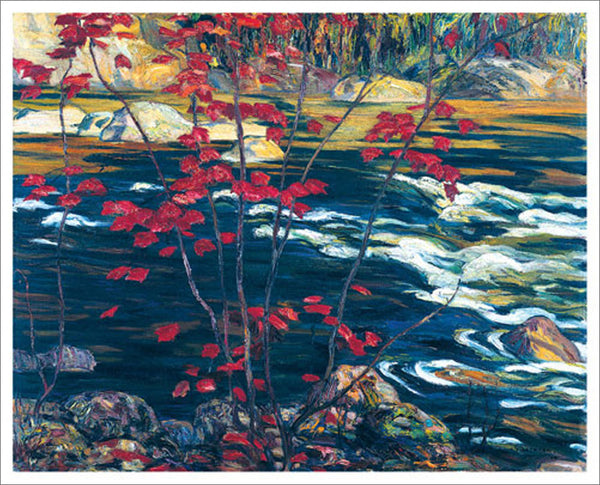 The Red Maple Canadian Wilderness Art (1914) by A.Y. Jackson Group of Seven Poster Print - Eurographics Inc.