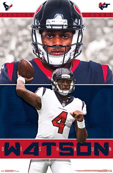 Deshaun Watson QB Superstar Houston Texans NFL Football Poster - Trends International