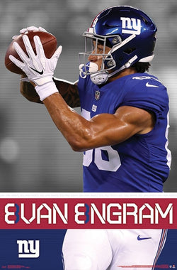 Evan Engram "Action Star" New York Giants Official NFL Football Poster - Trends International