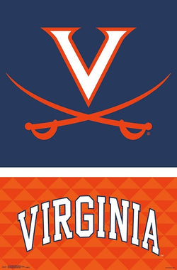 University of Virginia Cavaliers Official NCAA Team Logo Poster - Trends International
