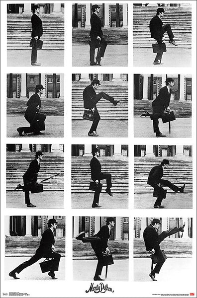 Monty Python's Ministry of Silly Walks (John Cleese) Classic Comedy Sketch Poster - Trends International