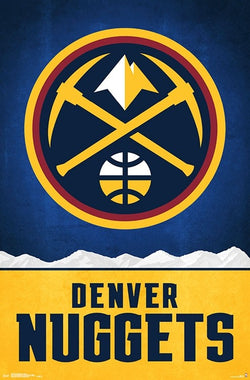 Denver Nuggets Official NBA Basketball Team Logo Poster - Trends International Inc.