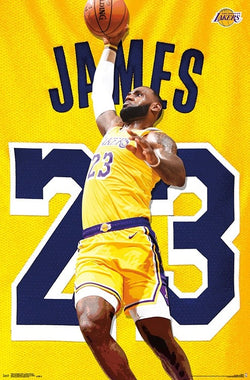 LeBron James "Showtime Slam" Los Angeles Lakers Official NBA Poster - Trends 2018