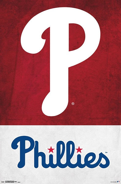 Philadelphia Phillies Official MLB Baseball Team Logo Poster - Trends –  Sports Poster Warehouse