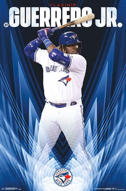 Vladimir Guerrero Jr. "Superstar" Toronto Blue Jays MLB Baseball Action Poster - Trends