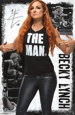 Becky Lynch "Attitude" WWE Wrestling Entertainment Poster - Trends International