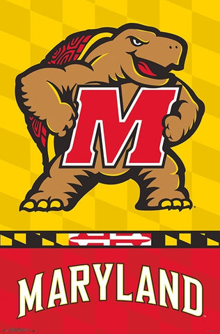 University of Maryland Terrapins Official NCAA Team Logo Poster - Trends International