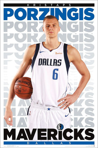 Kristaps Porzingis "Superstar" Dallas Mavericks NBA Basketball Poster - Trends 2019