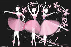 Dancing Ballerinas Ballet Poster Print - Trends International