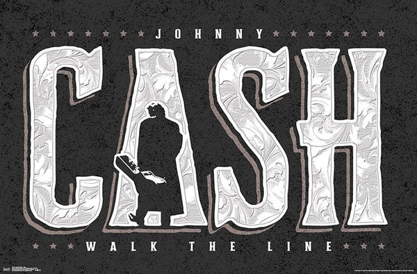 Johnny Cash "Walk the Line" Classic Music Poster - Trends International