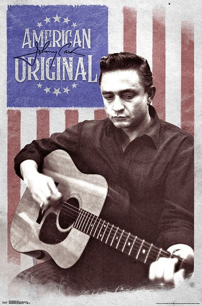 Johnny Cash "American Original" Classic Music Poster - Trends International