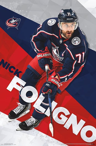 Nick Foligno "Superstar" Columbus Blue Jackets Official NHL Hockey Action Poster - Trends International