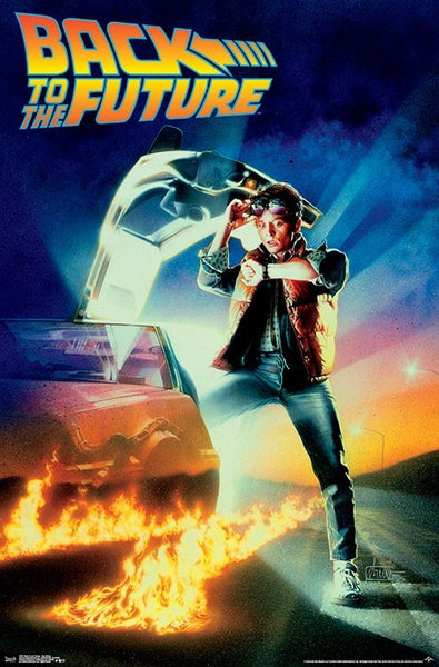 Back to the Future (1985) Official Movie Poster One-Sheet Key Art Poster - Trends International