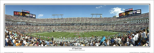 Carolina Panthers "47-Yard Line" Bank of America Stadium Premium Poster Print - Everlasting Images
