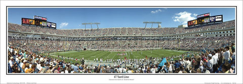 Carolina Panthers "47-Yard Line" Bank of America Stadium Premium Poster Print - Everlasting Images