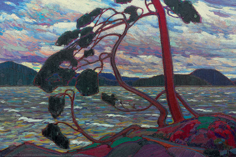 The West Wind Canadian Wilderness Art (1916) by Tom Thomson Group of Seven Poster Print - Eurographics Inc.