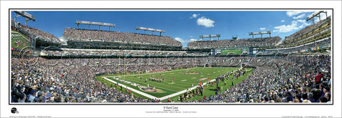 Baltimore Ravens "9 Yard Line" M&T Bank Stadium Gameday Panoramic Poster Print - Everlasting Images