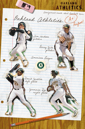 Mark McGwire Prime Action (1992) Oakland A's Poster - Starline