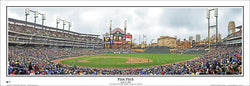 Detroit Tigers Comerica Park First Pitch Panoramic Poster Print (2000) - Everlasting Images